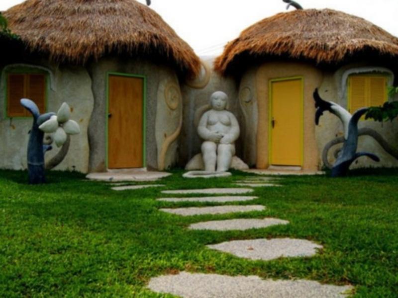 מלון הואה הין Naidee Sculptured Huts מראה חיצוני תמונה